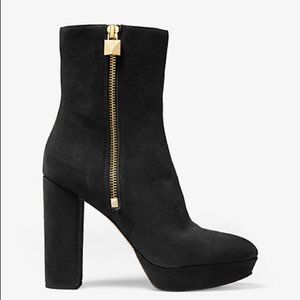 Michael Kors Frenchie Platform Bootie - NWT!! Black Suede.